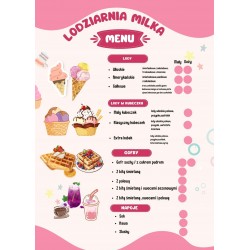 TABLICA MENU LODZIARNIA...