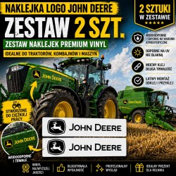 John Deere Naklejki folia...