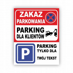 Znak Zakazu Parkowania -...