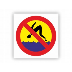 Zakaz skakania do wody...