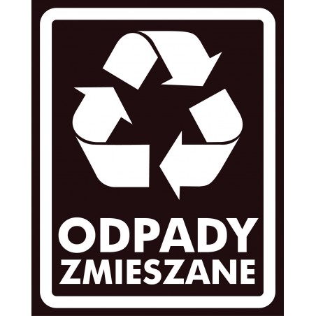 NAKLEJKA NA MIETNIK KOSZ MIECI 15cm ZMIESZANE